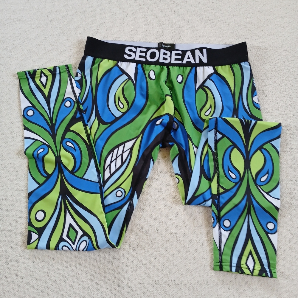 seobean ♡ legging swim pool sport water geo